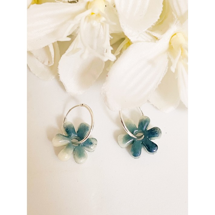 Powder Blue Mini Flowers