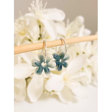 Powder Blue Mini Flowers