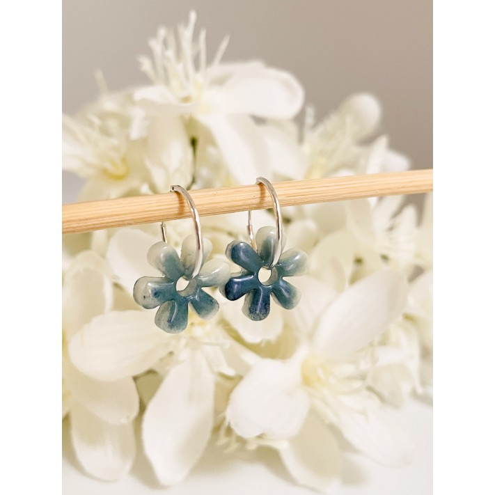 Powder Blue Mini Flowers