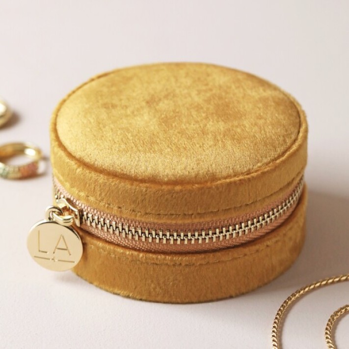 Mustard Oval Jewellery Holder