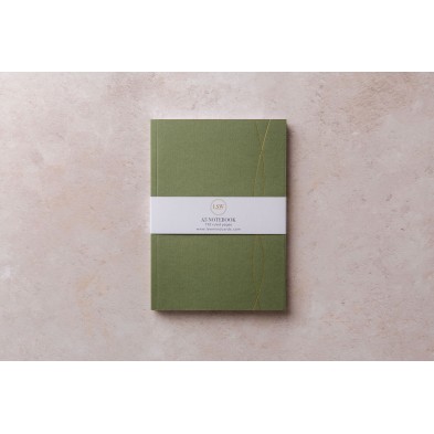 A5 Notebook Mid Green